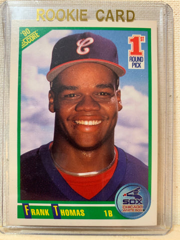 1990-91 SCORE BASEBALL #663 - FRANK THOMAS ROOKIE CARD RAW