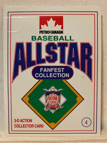 1991-92 BASEBALL #4 OF 15 - RYNE SANDBERG PETRO CANADA ALL-STAR FANFEST 3-D CARD RAW