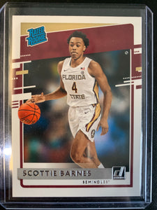 2021 PANINI CHRONICLES DRAFT PICKS BASKETBALL #32 TORONTO RAPTORS - SCOTTIE BARNES CHRONICLES DONRUSS ROOKIE CARD