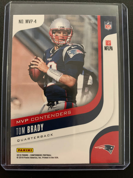 2021 PANINI CONTENDERS FOOTBALL #MVP-4 TAMPA BAY BUCCANEERS - TOM BRADY MVP CONTENDERS INSERT CARD