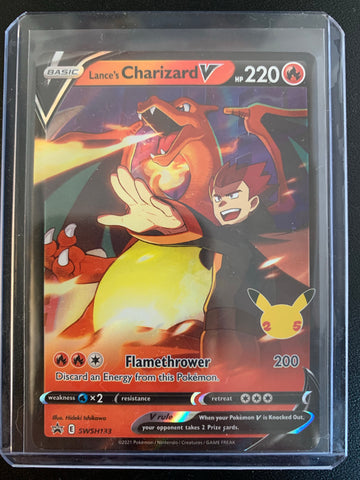 POKEMON 25TH ANNIVERSARY CELEBRATIONS - LANCE'S CHARIZARD PROMO SWSH133
