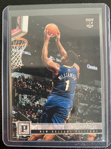 2019-20 PANINI CHRONICLES BASKETBALL #120 NEW ORLEANS PELICANS - ZION WILLIAMSON ROOKIE CARD