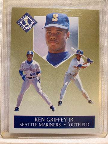 1991-92 FLEER ULTRA BASEBALL #4 OF 10 - KEN GRIFFEY JR FLEER ULTRA TEAM CARD RAW