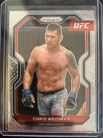 2021 PANINI PRIZM UFC # 88 - CHRIS WEIDMAN PRIZM