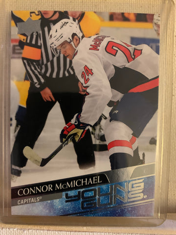 2020-21 UPPER DECK HOCKEY #234 WASHINGTON CAPITALS - CONNOR MCMICHAEL YOUNG GUNS ROOKIE CARD RAW