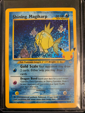 POKEMON 25TH ANNIVERSARY CELEBRATIONS - SHINING MAGIKARP 66/64
