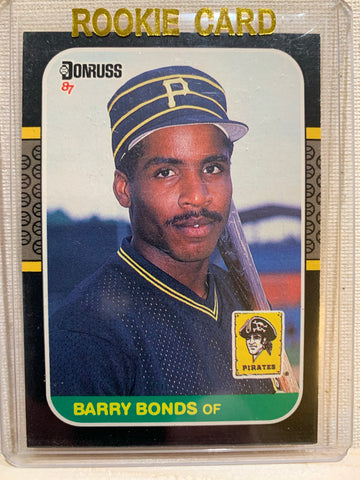 1987-88 DONRUSS BASEBALL #361 - BARRY BONDS RATED ROOKIE CARD RAW