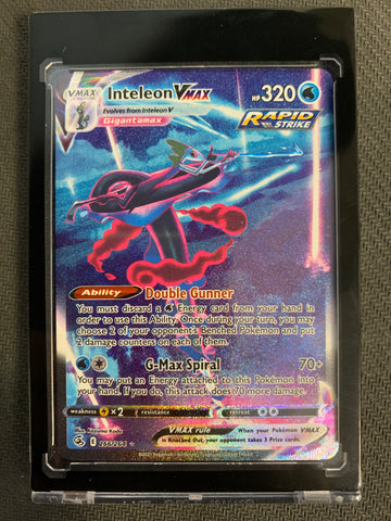 2021 POKEMON SW&SH FUSION STRIKE INTELEON VMAX ALTERNATE ART RARE 266/264 - PACK FRESH!