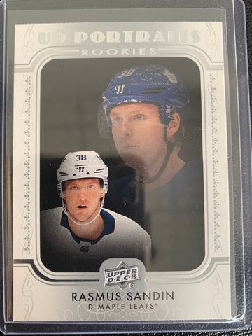 2019-20 UPPER DECK HOCKEY #P-56 TORONTO MAPLE LEAFS - RASMUS SANDIN ROOKIE PORTRAITS
