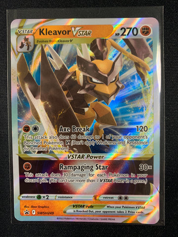 POKEMON SW&SH ASTRAL RADIANCE -  KLEAVOR VSTAR BLACK STAR PROMO SWSH249 - BRAND NEW!
