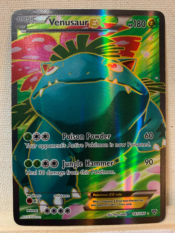 POKEMON XY VENUSAUR EX ULTRA RARE CARD 141/146