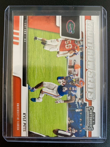 2021 PANINI CONTENDERS DRAFT PICKS FOOTBALL #6 ATLANTA FALCONS - KYLE PITTS "FRONT ROW SEATS" INSERT CARD