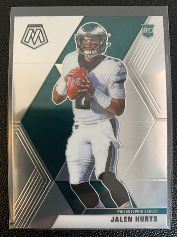 2020 PANINI MOSAIC FOOTBALL #222 PHILADELPHIA EAGLES -JALEN HURTS ROOKIE CARD