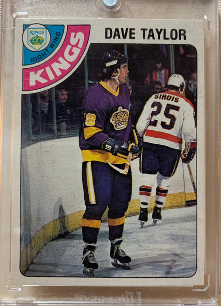 1978-79 O-PEE-CHEE HOCKEY #353 LOS ANGELES KINGS - DAVE TAYLOR ROOKIE CARD RAW