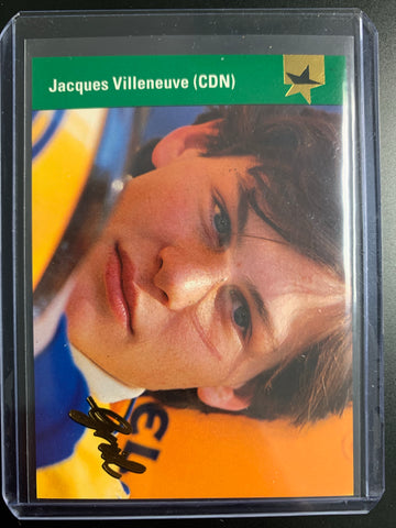 1992 GRID MOTORCARD RACING #172 - JACQUES VILLENEUVE - CANADA