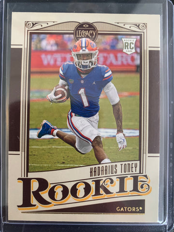 2021 PANINI LEGACY FOOTBALL #158 NEW YORK GIANTS - KADARIUS TONEY ROOKIE CARD