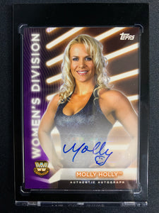 2021 TOPPS WWE WOMEN'S DIVISION WRESTLING #A-MH - MOLLY HOLLY AUTHENTIC ROSTER AUTOGRAPH NUMBERED 13/99