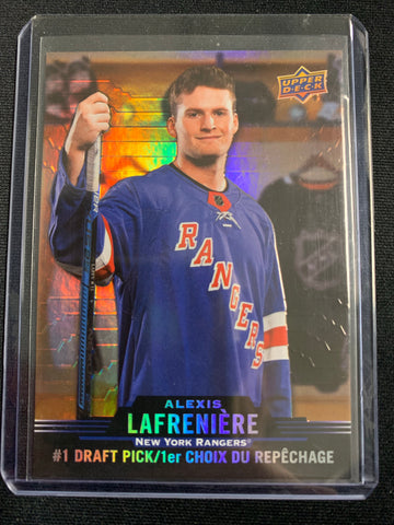 2020-21 UPPER DECK TIM HORTONS HOCKEY #DP-1 NEW YORK RANGERS - ALEXIS LAFRENIERE #1 DRAFT PICK REDEMPTION SP