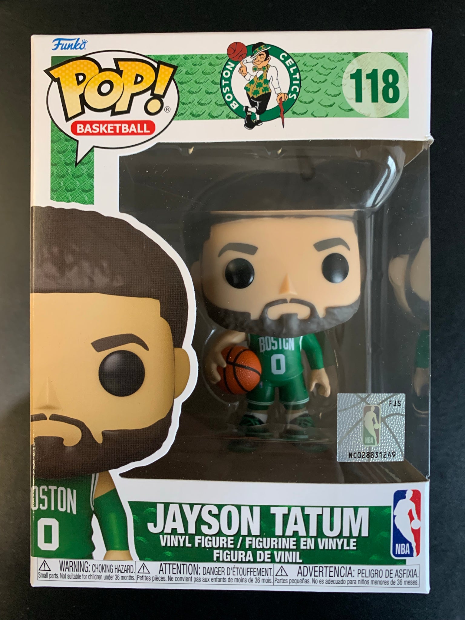 FUNKO POP BASKETBALL STARS - 118 JAYSON TATUM - BOSTON CELTICS