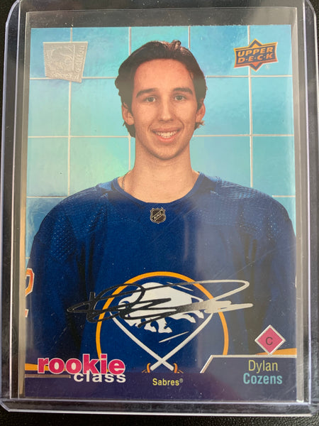 2020-21 UPPER DECK EXTENDED HOCKEY #RC-12 BUFFALO SABRES - DYLAN COZENS ROOKIE CLASS ROOKIE CARD