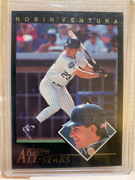 1992-93 FLEER BASEBALL #19 OF 24 - ROBIN VENTURA FLEER ALL-STARS CARD RAW