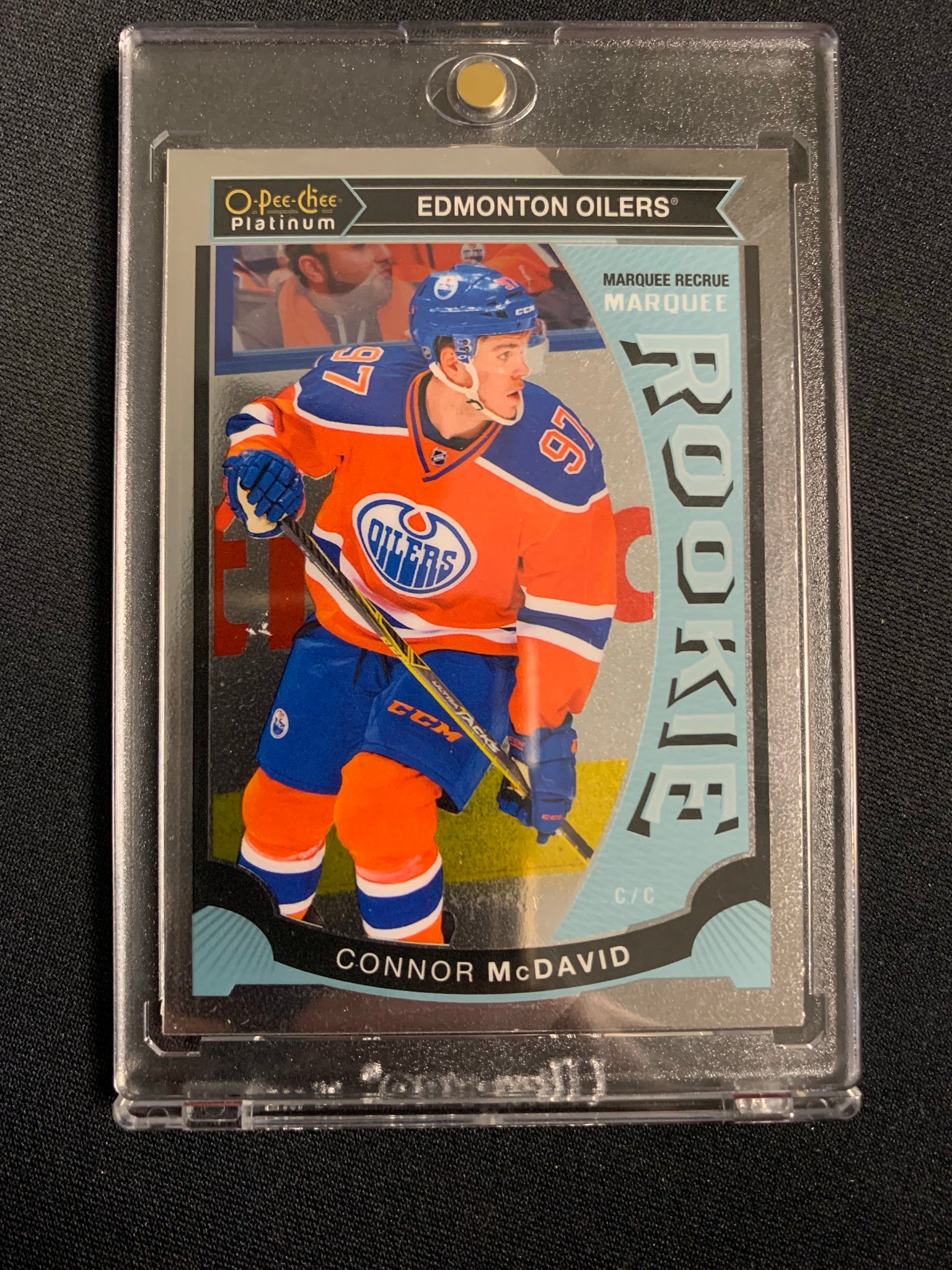 2015-16 UD O-PEE-CHEE HOCKEY #U11 EDMONTON OILERS - CONNOR MCDAVID RED