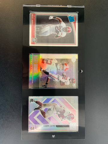2021 CHRONICLES DRAFT PICKS FOOTBALL - NAJEE HARRIS ROOKIE CARD COLLECTION (3) / COMES WITH 1-TOUCH DISPLAY CASE