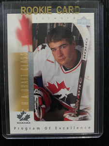 1996-97 UPPER DECK PROGRAM OF EXCELLENCE #384 - PATRICK MARLEAU ROOKIE CARD RAW