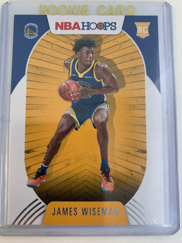 2020-2021 PANINI NBA HOOPS BASKETBALL #205 GOLDEN STATE WARRIORS - JAMES WISEMAN HOOPS ROOKIE CARD