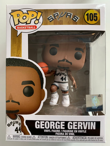 FUNKO POP BASKETBALL LEGENDS - 105 GEORGE GERVIN - SAN ANTONIO SPURS