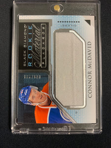 2015-16 UD BLACK DIAMOND HOCKEY #RMP-CM EDMONTON OILERS - CONNOR MCDAVID ROOKIE MATERIAL PLACARDS NUMBERED 089/299
