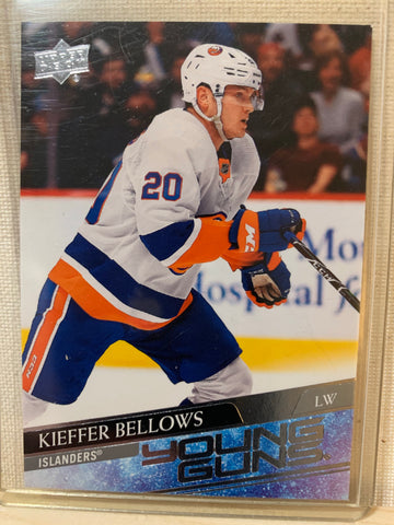 2020-21 UPPER DECK HOCKEY #241 NEW YORK ISLANDERS - KIEFFER BELLOWS YOUNG GUNS ROOKIE CARD RAW