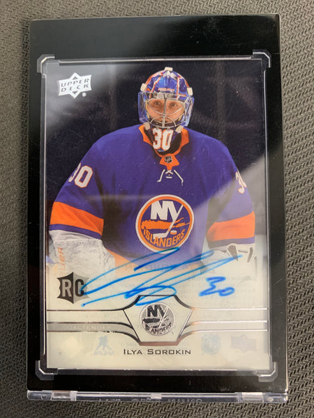 Ilya Sorokin New York Islanders Autographed 2020-21 Upper Deck