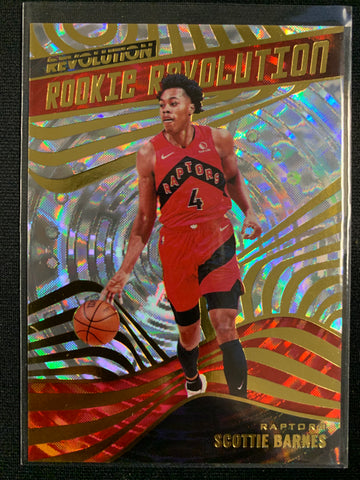 2021-2022 PANINI REVOLUTION BASKETBALL #11 TORONTO RAPTORS - SCOTTIE BARNES FRACTAL SP ROOKIE REVOLUTION