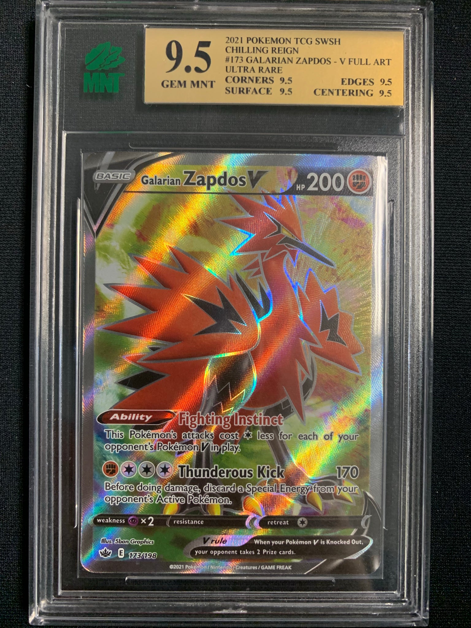 POKEMON SW&SH CHILLING REIGN GALARIAN ZAPDOS V FULL ART ULTRA RARE - # Mint Sports Cards & Collectibles POKEMON SW&SH CHILLING REIGN GALARIAN ZAPDOS V FULL ART ULTRA RARE - # Mint Sports Cards & Collectibles