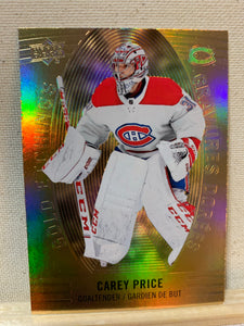 2019-20 TIM HORTONS HOCKEY #GE-3 MONTREAL CANADIENS - GOLD ETCHINGS CAREY PRICE CARD RAW