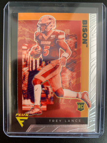 2021 PANINI CHRONICLES DRAFT PICKS FOOTBALL #234 SAN FRANCISCO 49ERS - TREY LANCE CHRONICLES FLUX ROOKIE CARD