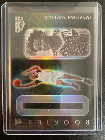 2021 PANINI CHRONICLES DRAFT PICKS BASKETBALL #185 GOLDEN STATE WARRIORS - JONATHAN KUMINGA CHRONICLES GALA ROOKIE CARD