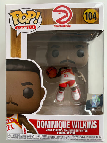 FUNKO POP BASKETBALL LEGENDS - 104 DOMINIQUE WILKINS - ATLANTA HAWKS