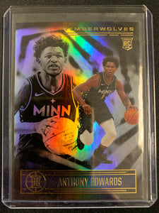 2020-2021 PANINI ILLUSIONS NBA BASKETBALL #152 MINNESOTA TIMBERWOLVES - ANTHONY EDWARDS BASE ROOKIE CARD