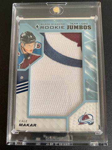 2019-20 UPPER DECK BLACK DIAMOND HOCKEY #RTL-CM COLORADO AVALANCHE - CALE MAKAR ROOKIE TEAM LOGO JUMBO PATCH