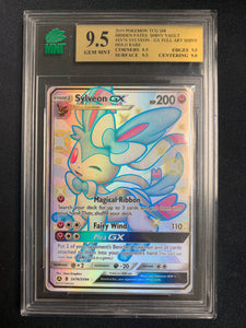 sylveon gx pokemon card price 2019 POKEMON S&M HIDDEN FATES SHINY VAULT SYLVEON GX FULL ART HOLO RAR – Mint Sports Cards & Collectibles
