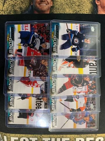 2022-23 UPPER DECK S1 HOCKEY YOUNG GUNS LOT OF 10 DIFFERENT