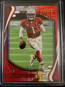 2021 PANINI ABSOLUTE FOOTBALL #15 ARIZONA CARDINALS - KYLER MURRAY RED SQUARES PARALLEL NUMBERED 481/499