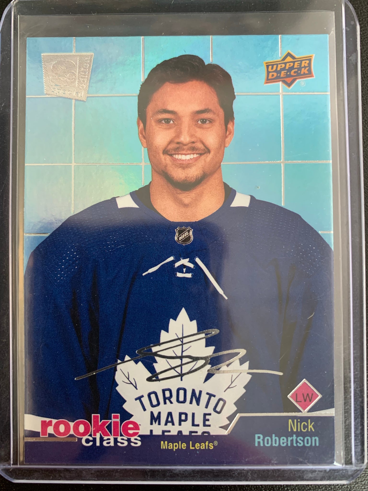 2020-21 UPPER DECK EXTENDED HOCKEY #RC-20 TORONTO MAPLE LEAFS - NICK ROBERTSON ROOKIE CLASS ROOKIE CARD