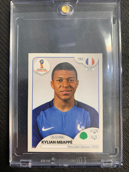 2018 PANINI WORLD CUP STICKERS SOCCER #209 KYLIAN MBAPPE ROOKIE STICKER