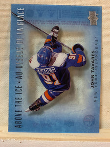 2015-16 TIM HORTONS HOCKEY #AI-JT NEW YORK ISLANDERS - ABOVE THE ICE JOHN TAVARES CARD RAW