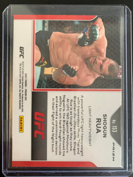 2021 PANINI PRIZM UFC # 153 - SHOGUN RUA SILVER PARALLEL PRIZM