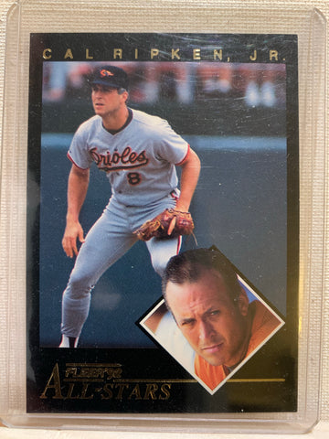 1992-93 FLEER BASEBALL #20 OF 24 - CAL RIPKEN FLEER ALL-STARS CARD RAW