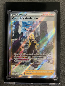 2023 POKEMON SW&SH CROWN ZENITH FULL ART TRAINER CYNTHIA'S AMBITION GG60/GG70 - PACK FRESH!